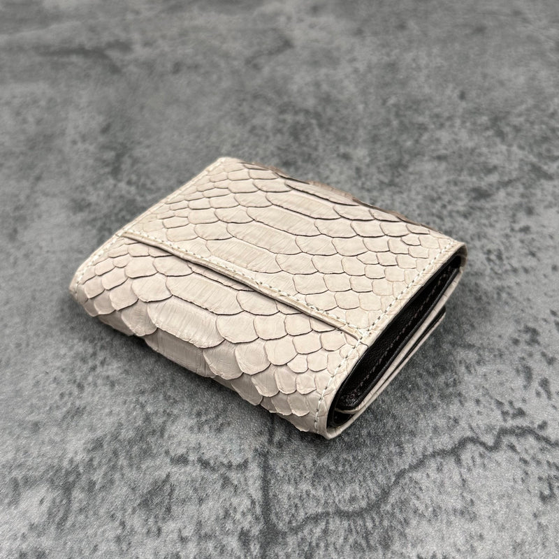 パイソン 三つ折り財布 8208 - TAUPE/トープ