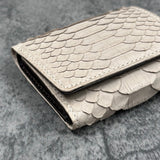 パイソン 三つ折り財布 8208 - TAUPE/トープ