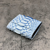 パイソン 三つ折り財布 8208SPC - WHITE＆BLUE/ホワイト＆ブルー
