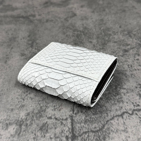 パイソン 三つ折り財布 8208 - WHITE/ホワイト