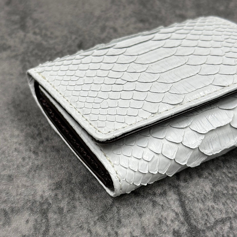 パイソン 三つ折り財布 8208 - WHITE/ホワイト