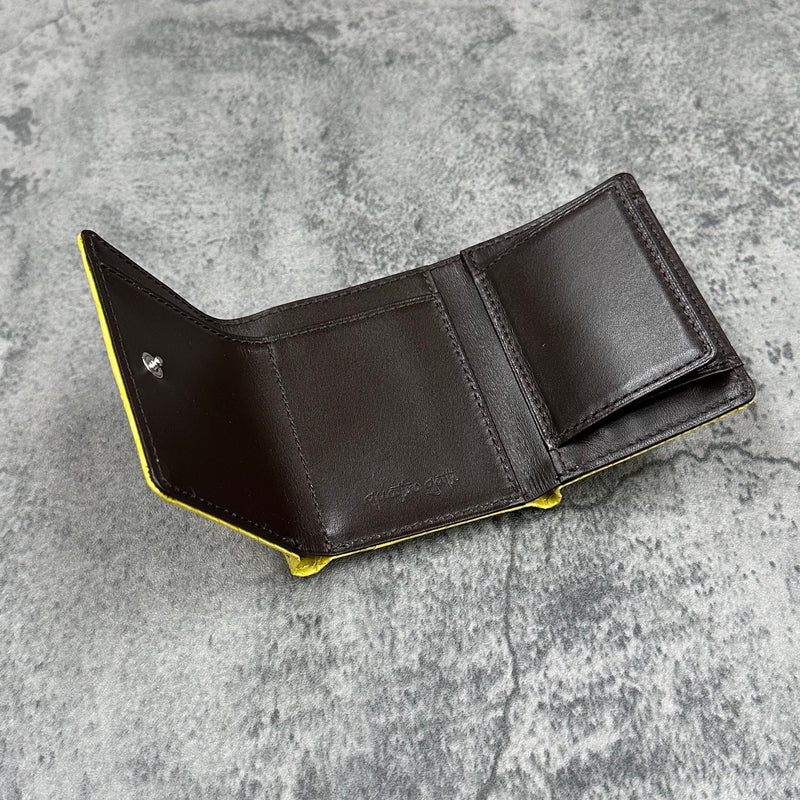 パイソン 三つ折り財布 8208 - YELLOW/イエロー