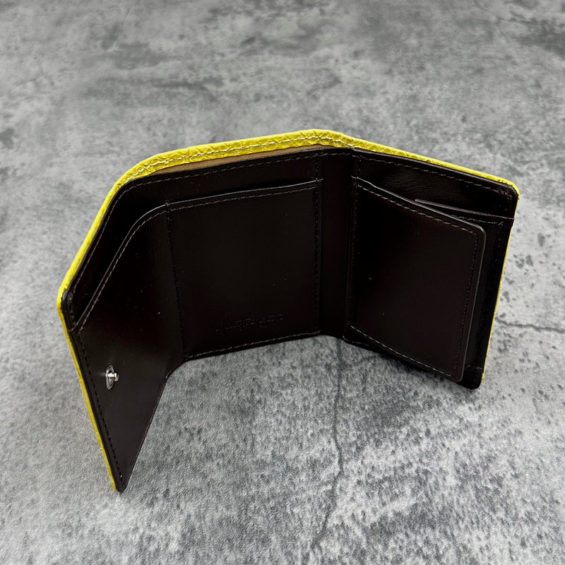 パイソン 三つ折り財布 8208 - YELLOW/イエロー