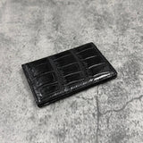 クロコダイル カード入れ 8209 - BLACK/ブラック