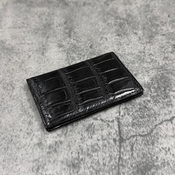 クロコダイル カード入れ 8209 - BLACK/ブラック