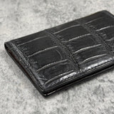 クロコダイル カード入れ 8209 - BLACK/ブラック