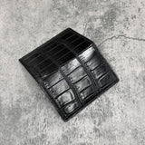 クロコダイル カード入れ 8209 - BLACK/ブラック