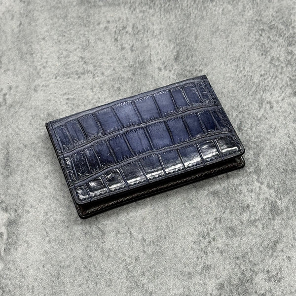 手染めのカード入れ