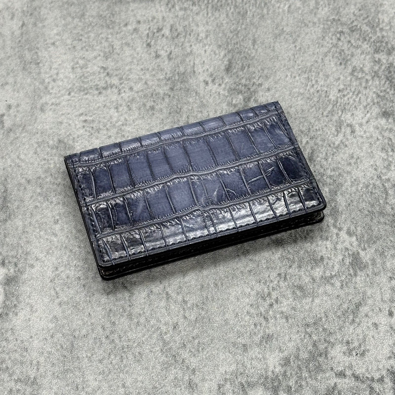 手染めのカード入れ