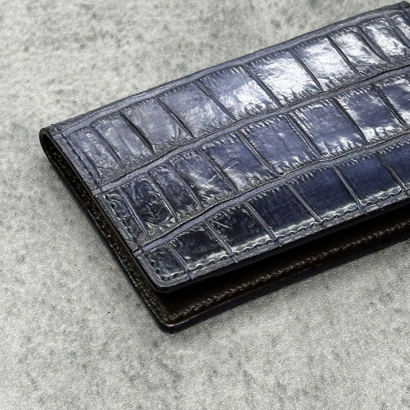 手染めのカード入れ