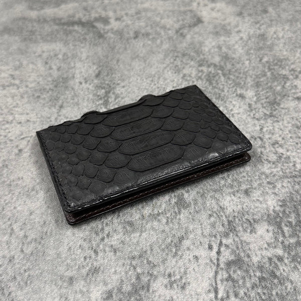 パイソン カード入れ 8210- BLACK/ブラック