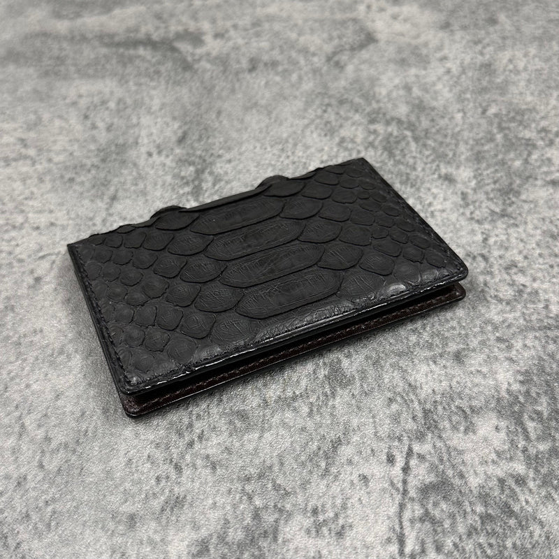 パイソン カード入れ 8210- BLACK/ブラック