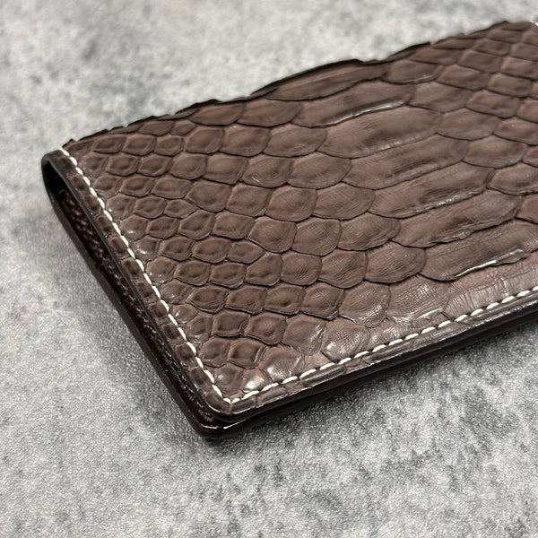 パイソン カード入れ 8210- BROWN/ブラウン