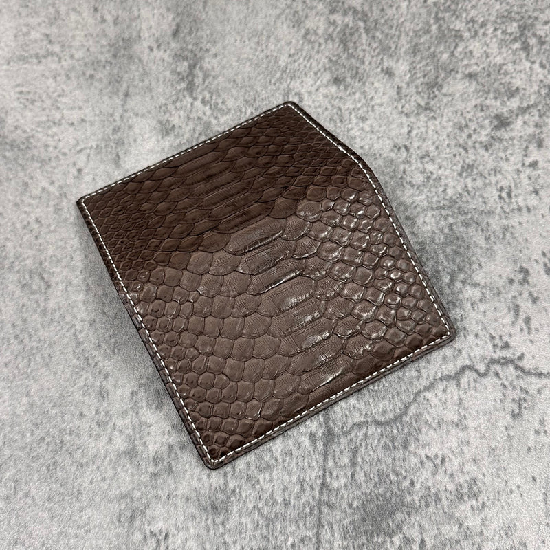 パイソン カード入れ 8210- BROWN/ブラウン