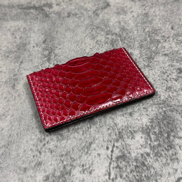 パイソン カード入れ 8210 - G.RED/グロスレッド