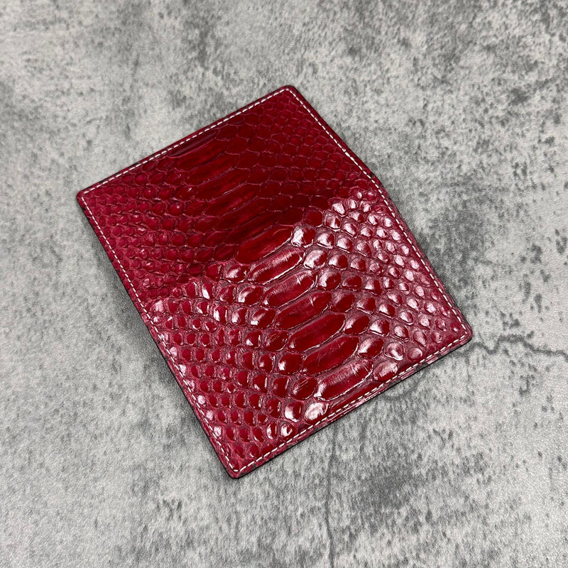 パイソン カード入れ 8210 - G.RED/グロスレッド