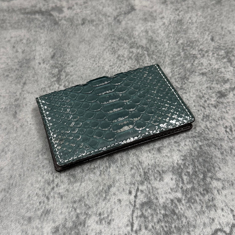 パイソン カード入れ 8210 - LEAF GREEN/リーフグリーン