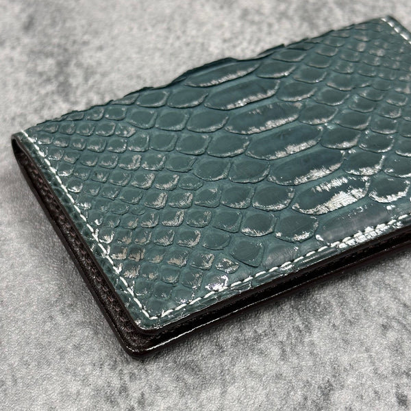 パイソン カード入れ 8210 - LEAF GREEN/リーフグリーン
