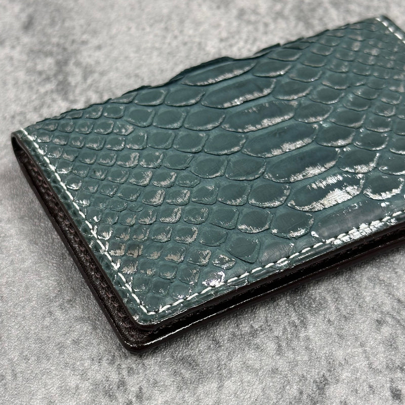 パイソン カード入れ 8210 - LEAF GREEN/リーフグリーン