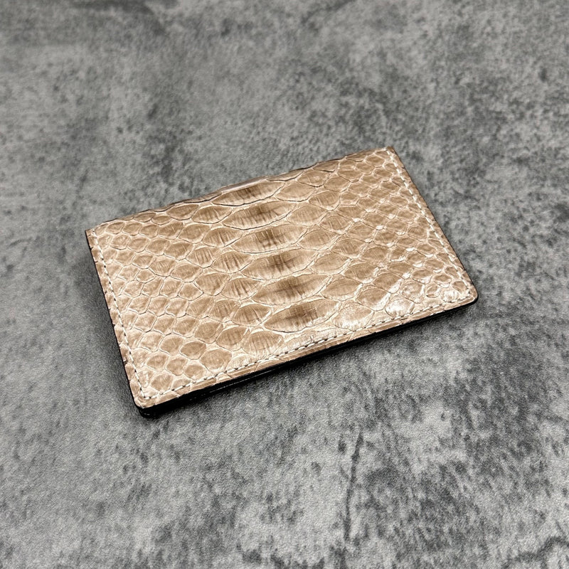 パイソン カード入れ 8210- TAUPE/トープ