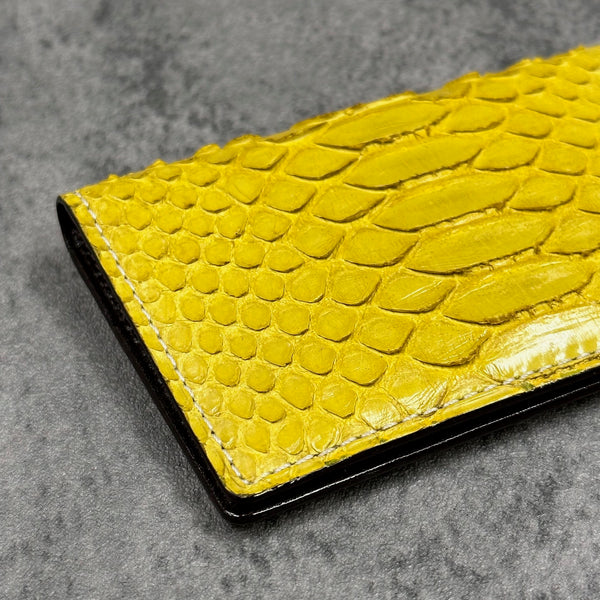パイソン カード入れ 8210 - G.YELLOW/グロスイエロー