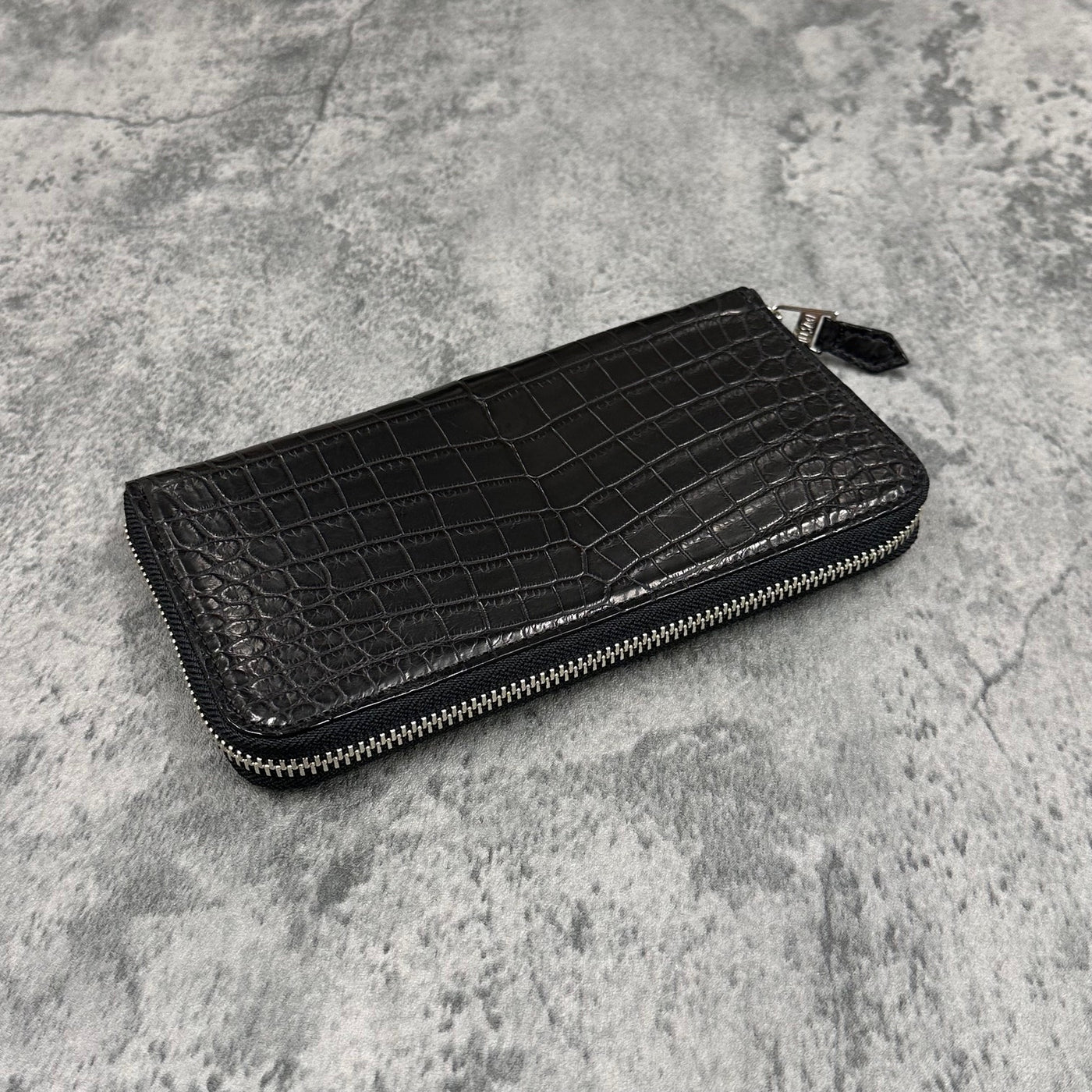 クロコダイル長財布 ラウンドファスナー メンズ レディース 本革 
