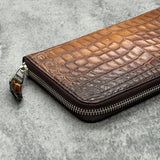 手染めの長財布