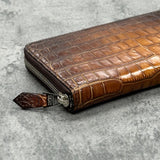 手染めの長財布