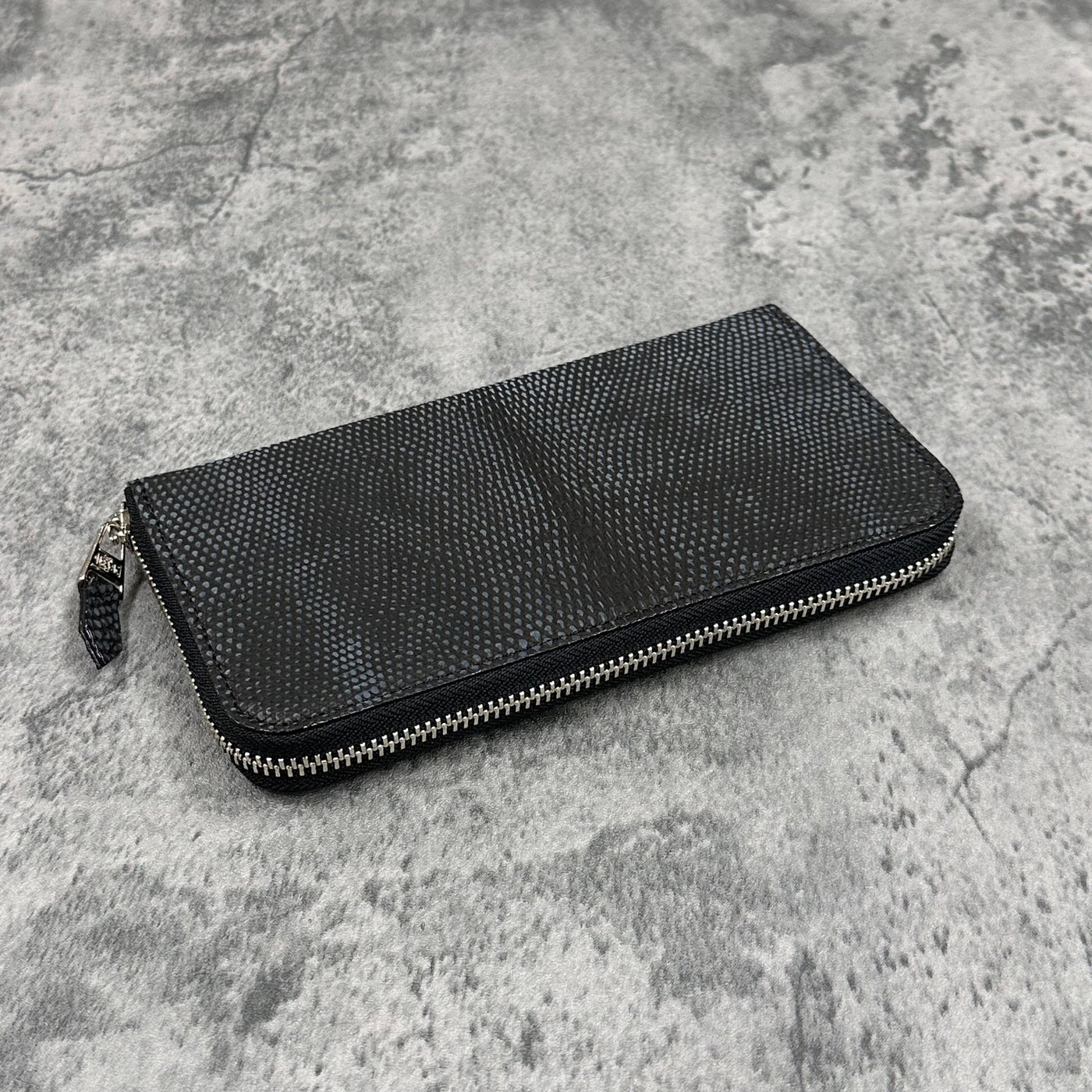 リザード(吟スリ) 長財布 8212 - CHARCOAL/チャコールグレー 炭色 – Le'sac