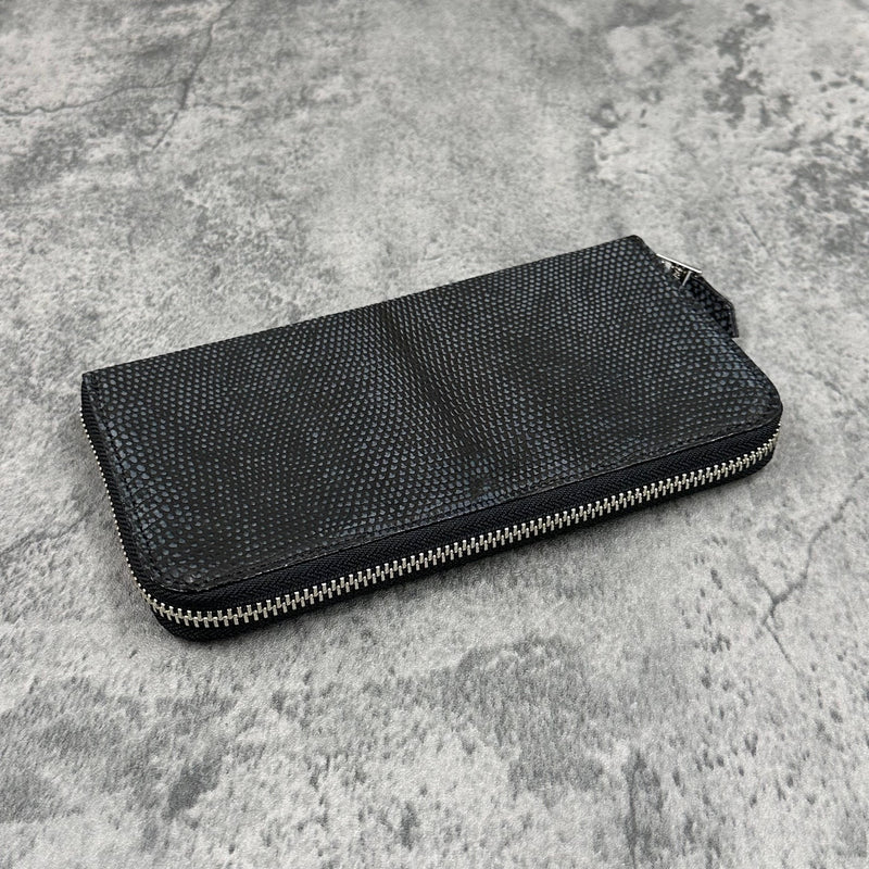 リザード(吟スリ) 長財布 8212 - CHARCOAL/チャコール