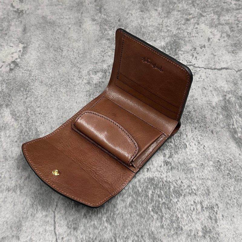 クロコダイル 三つ折り財布 8213 - BLACK/ブラック