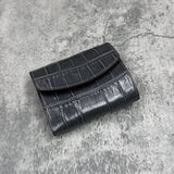 クロコダイル 三つ折り財布 8213 - DARK GREY/ダークグレー