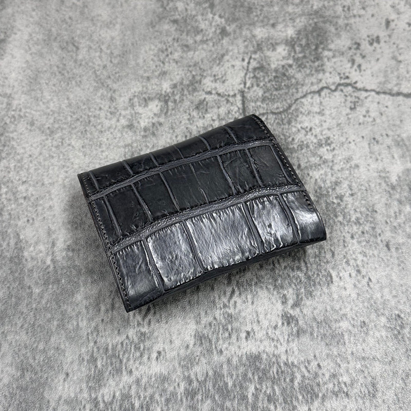 クロコダイル 三つ折り財布 8213 - DARK GREY/ダークグレー