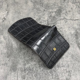 クロコダイル 三つ折り財布 8213 - DARK GREY/ダークグレー