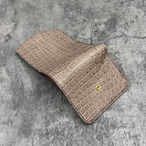 クロコダイル 三つ折り財布 8213 - GREIGE/グレージュ