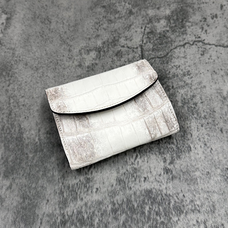 クロコダイル 三つ折り財布 8213 - NATURAL/ナチュラル