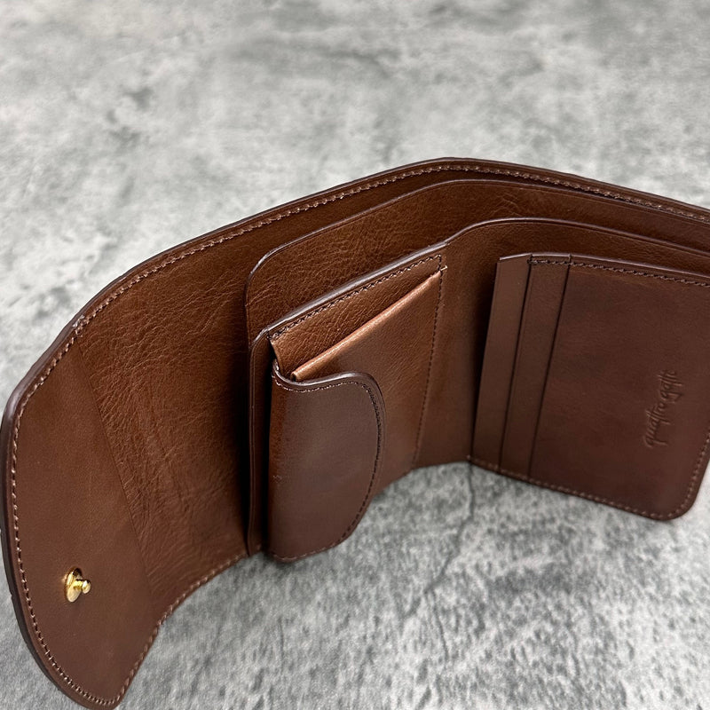 クロコダイル 三つ折り財布 8213 - GREIGE/グレージュ