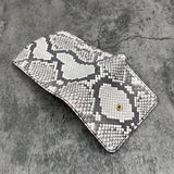 パイソン 三つ折り財布 8214 - M.NATURAL/マットナチュラル