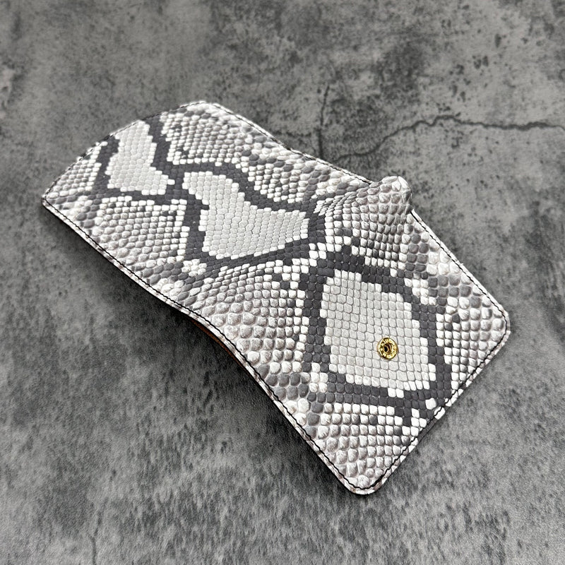 パイソン 三つ折り財布 8214 - M.NATURAL/マットナチュラル