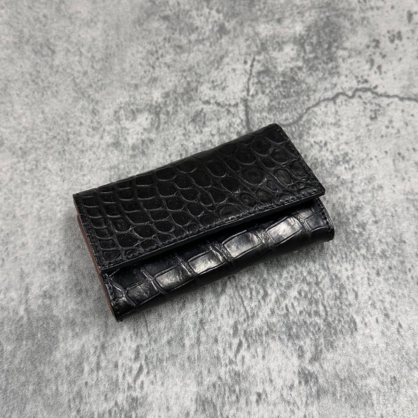 クロコダイル キーケース(4連キーウォレット) 8215 - BLACK/ブラック
