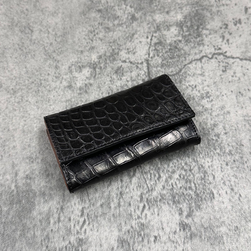 クロコダイル ４連キーウォレット 8215 - BLACK/ブラック
