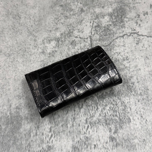 クロコダイル ４連キーウォレット 8215 - BLACK/ブラック