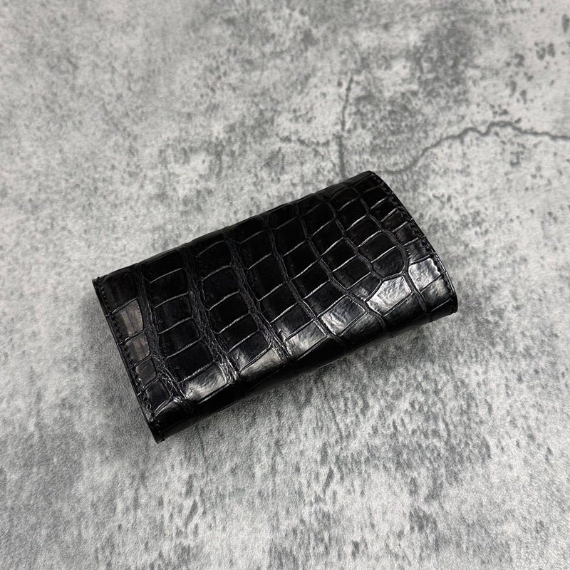 クロコダイル ４連キーウォレット 8215 - BLACK/ブラック