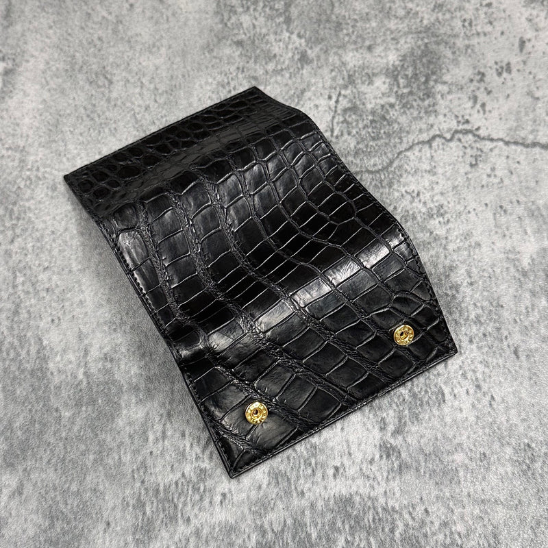 クロコダイル ４連キーウォレット 8215 - BLACK/ブラック
