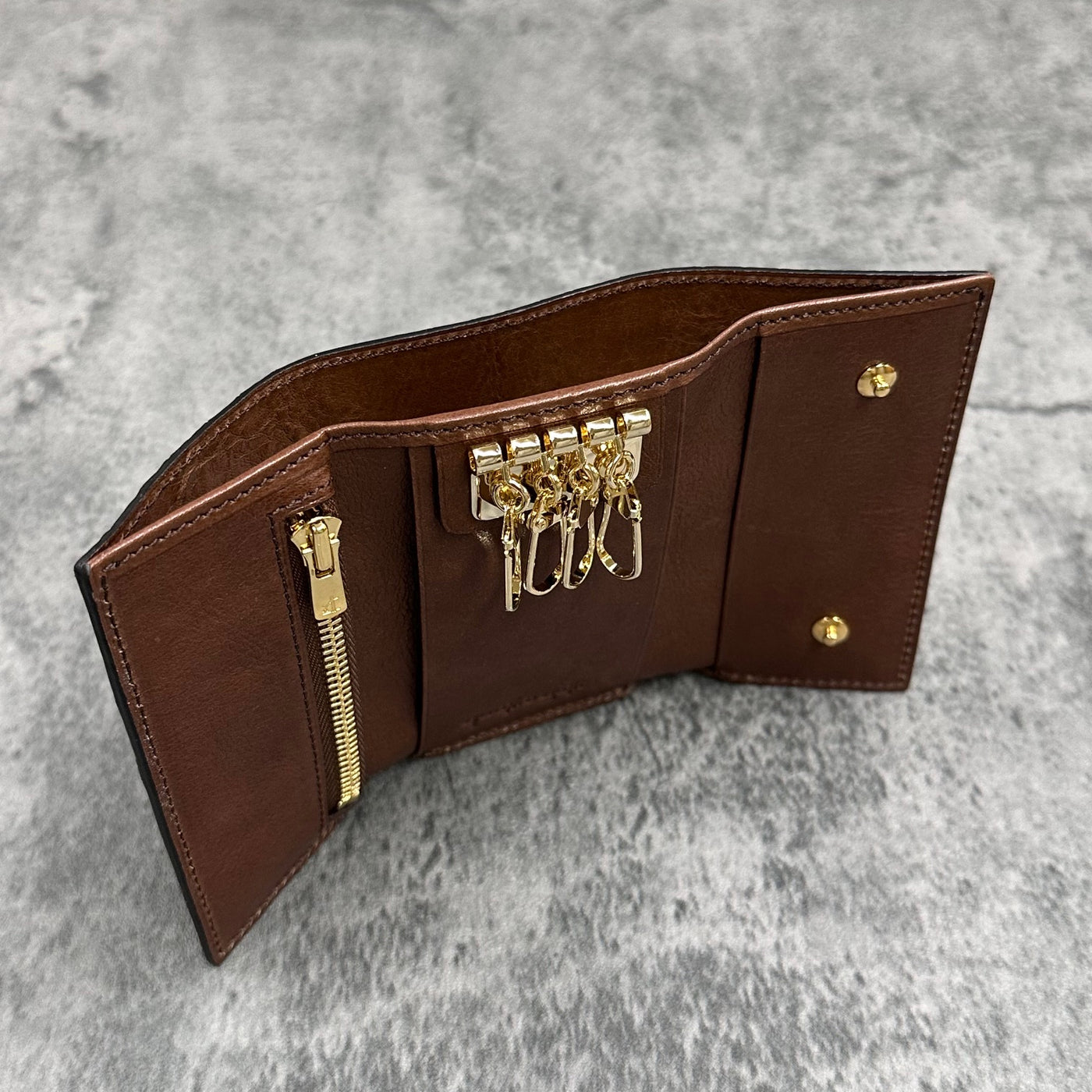 クロコダイル キーケース(4連キーウォレット) 8215 - BLACK/ブラック