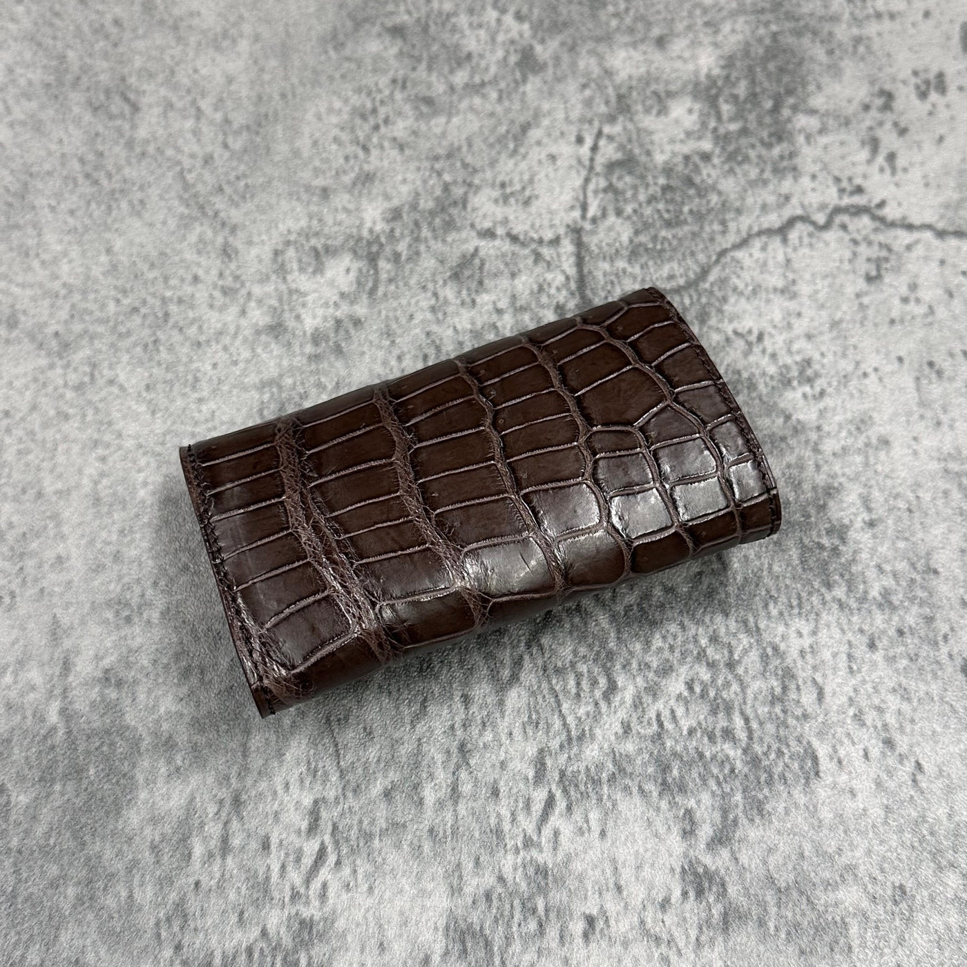 クロコダイル キーケース(4連キーウォレット) 8215 - BROWN/ブラウン