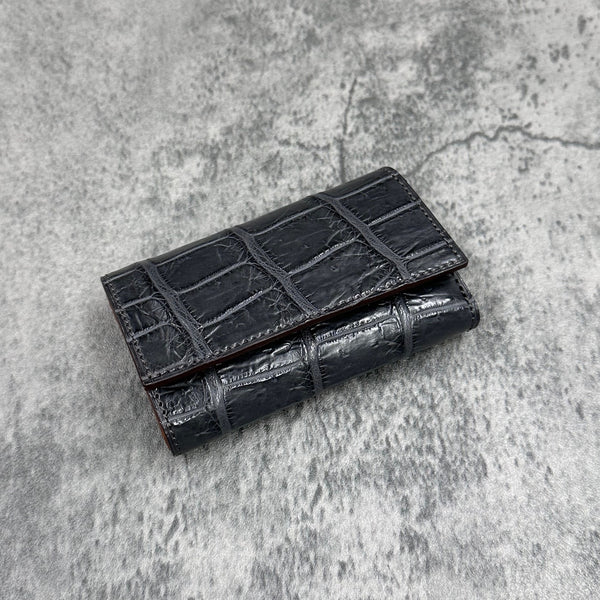 クロコダイル ４連キーウォレット 8215 - DARK GREY/ダークグレー