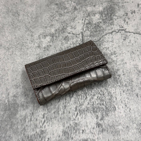 クロコダイル キーケース(4連キーウォレット) 8215 - GREY/グレー – Le'sac クロコダイル キーケース(4連キーウォレット) 8215 - GREY/グレー – Le'sac