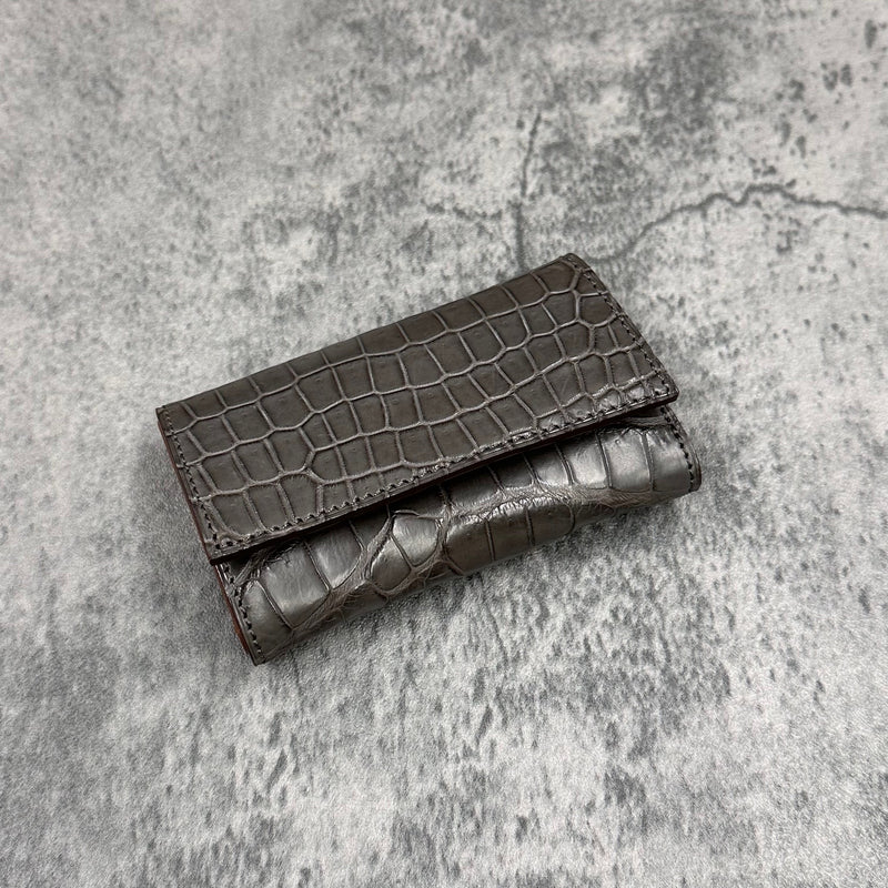 クロコダイル ４連キーウォレット 8215 - GREY/グレー