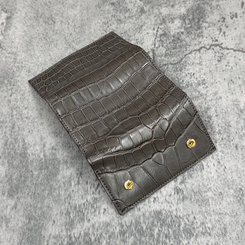 クロコダイル ４連キーウォレット 8215 - GREY/グレー
